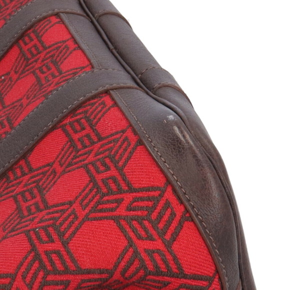 HERMÈS Garden Handbag Toile Seau H Red HERMÈS - Picture 7 of 11